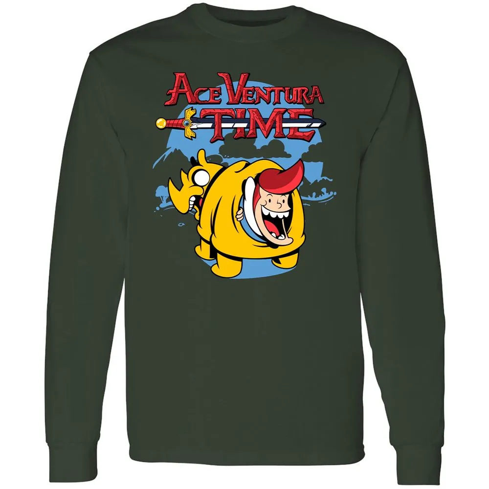 Long Sleeve T-Shirt - G9R6B53F - Forest Green - 8