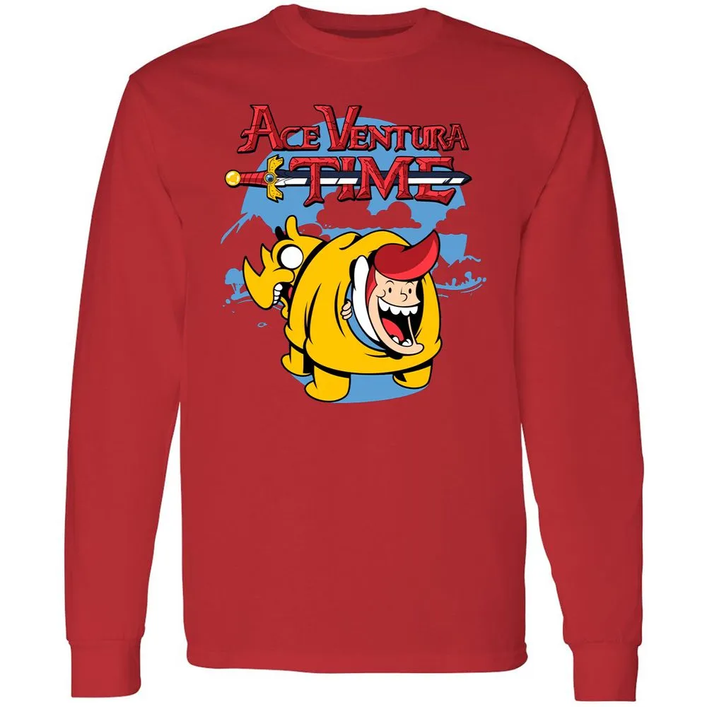Long Sleeve T-Shirt - G9R6B53F - Red - 14