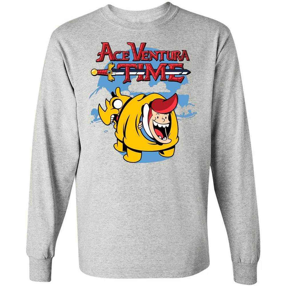 Long Sleeve T-Shirt - G9R6B53F - Ash - 5