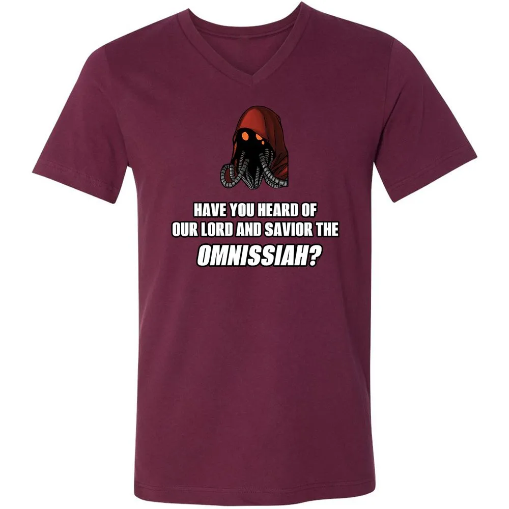 Unisex V-Neck T-Shirt - V1U93LBB - Maroon - 6