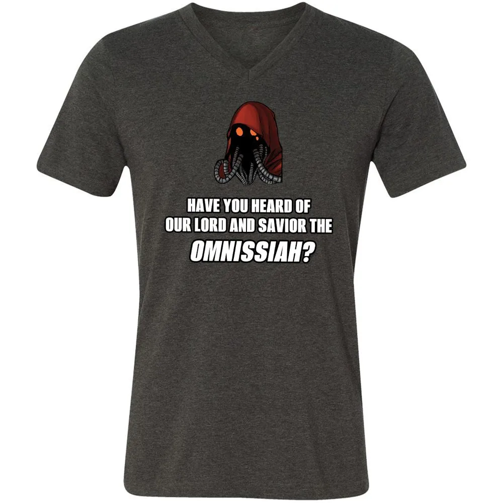 Unisex V-Neck T-Shirt - V1U93LBB - Dark Grey Heather - 8