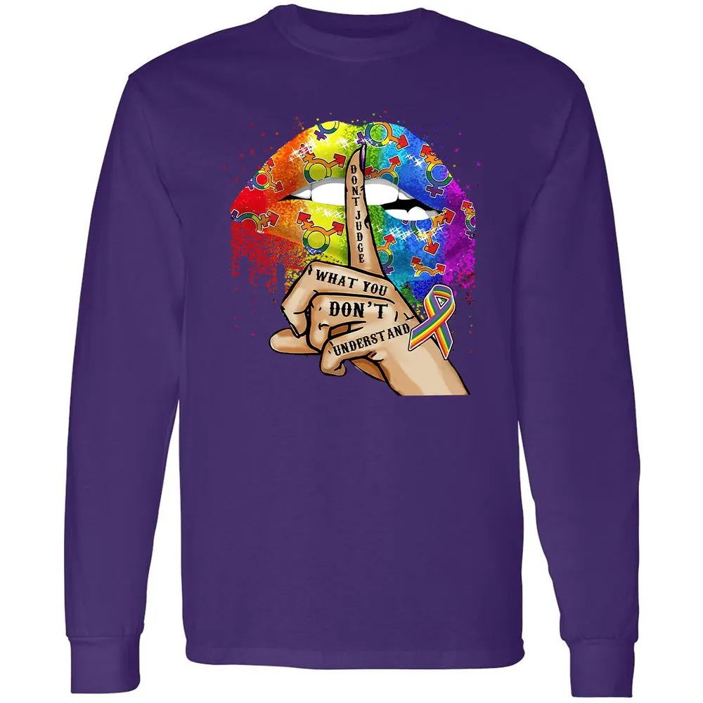 Long Sleeve T-Shirt - 3PMGS1HQ - Purple - 13