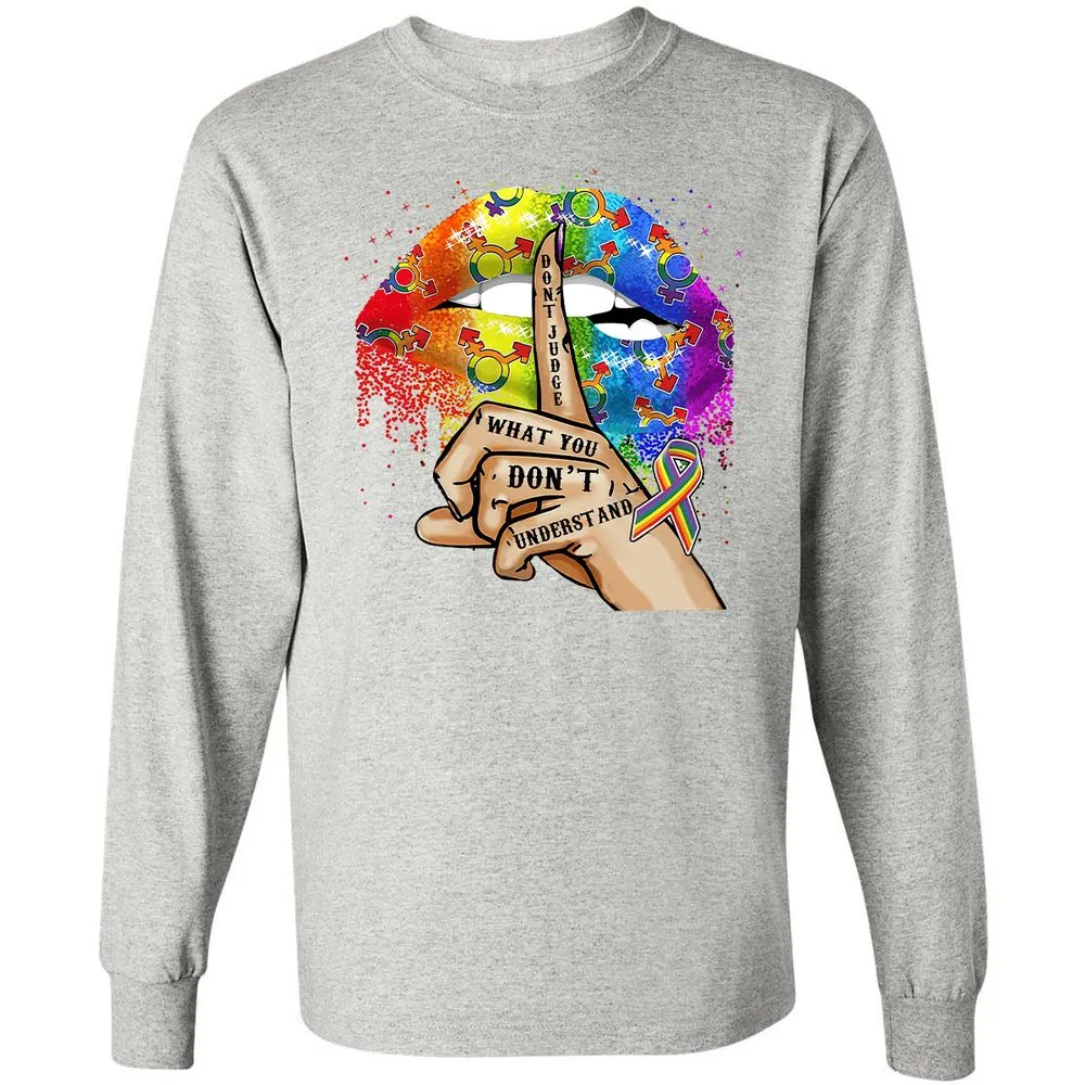 Long Sleeve T-Shirt - 3PMGS1HQ - Ash - 5