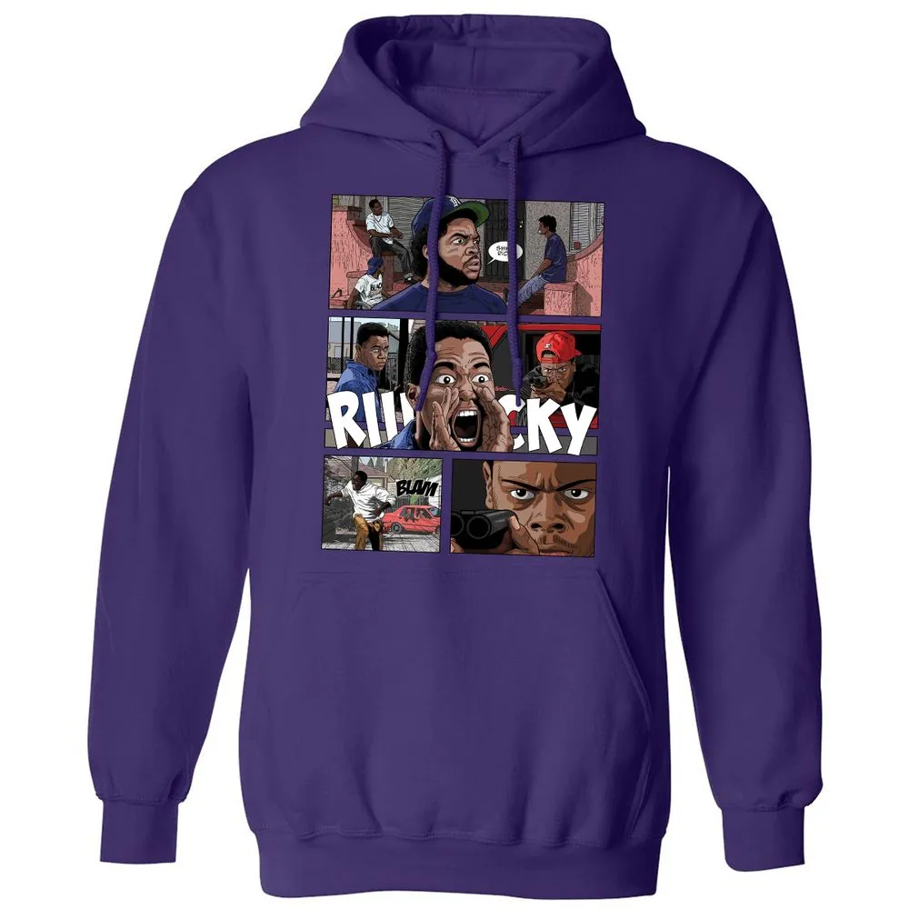 Classic Unisex Hoodie - HV875M1G - Purple - 6