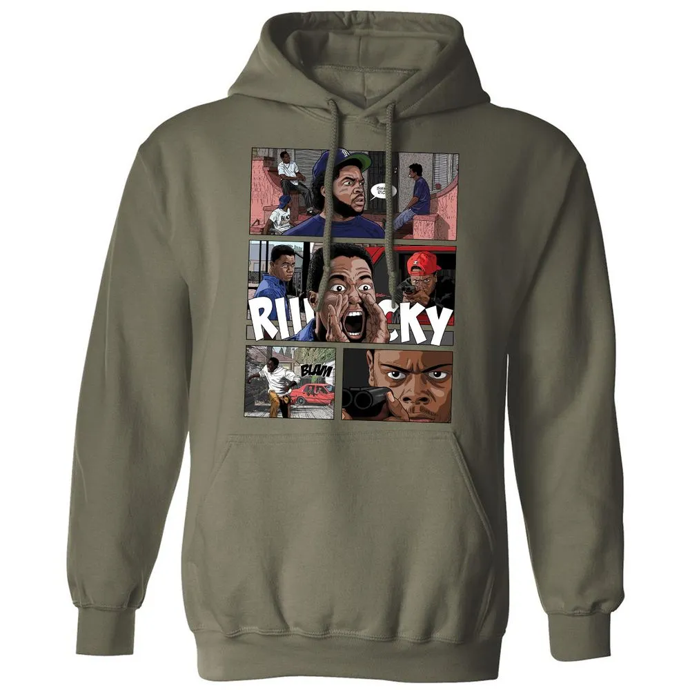 Classic Unisex Hoodie - HV875M1G - Military Green - 4
