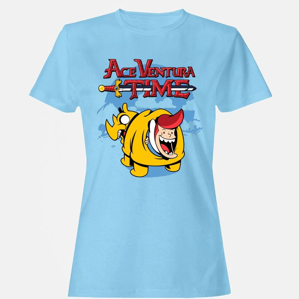 Women's T-Shirt - 4VX8MM3Y - Light Blue - 8