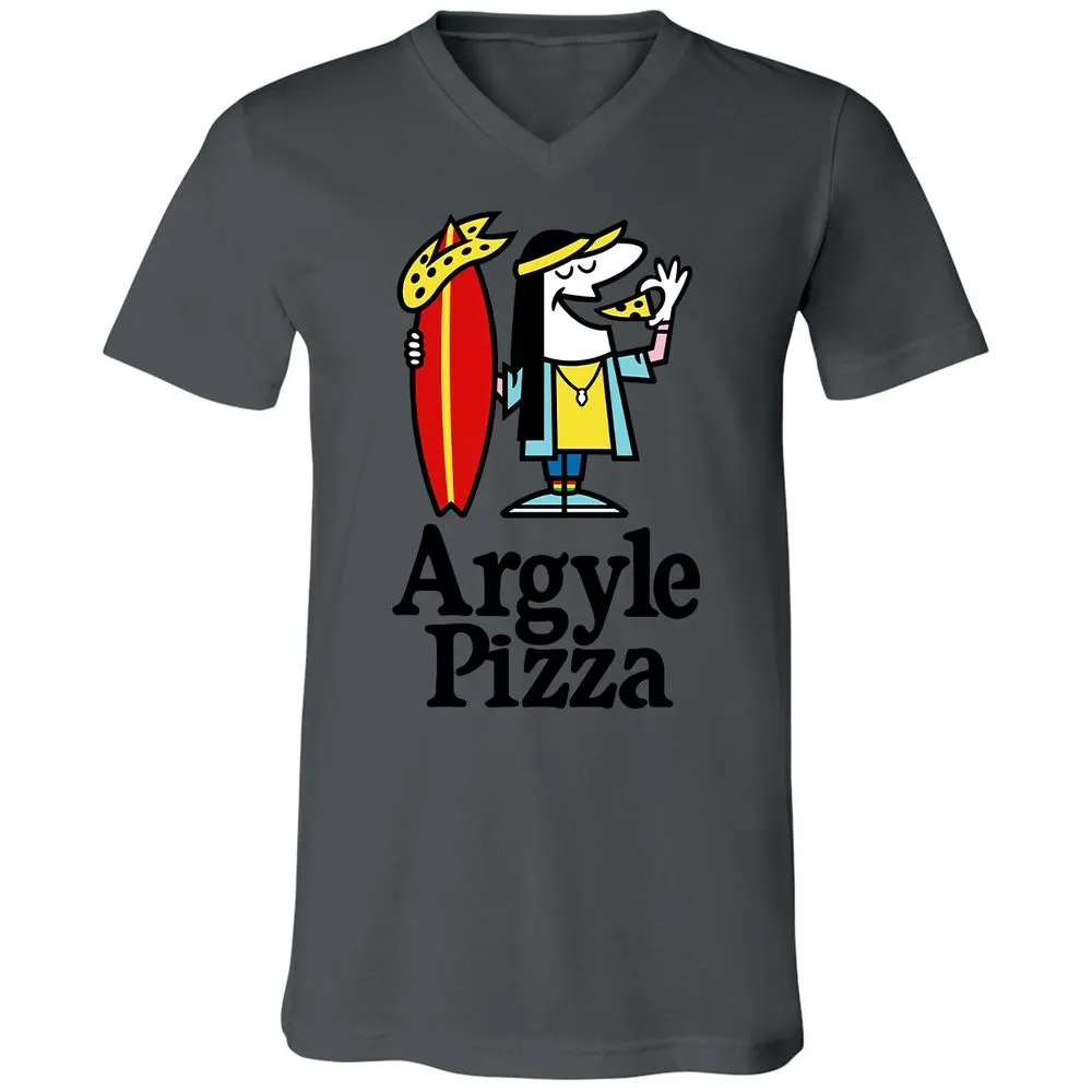 Unisex V-Neck T-Shirt - LXGNRA4V - Asphalt - 12