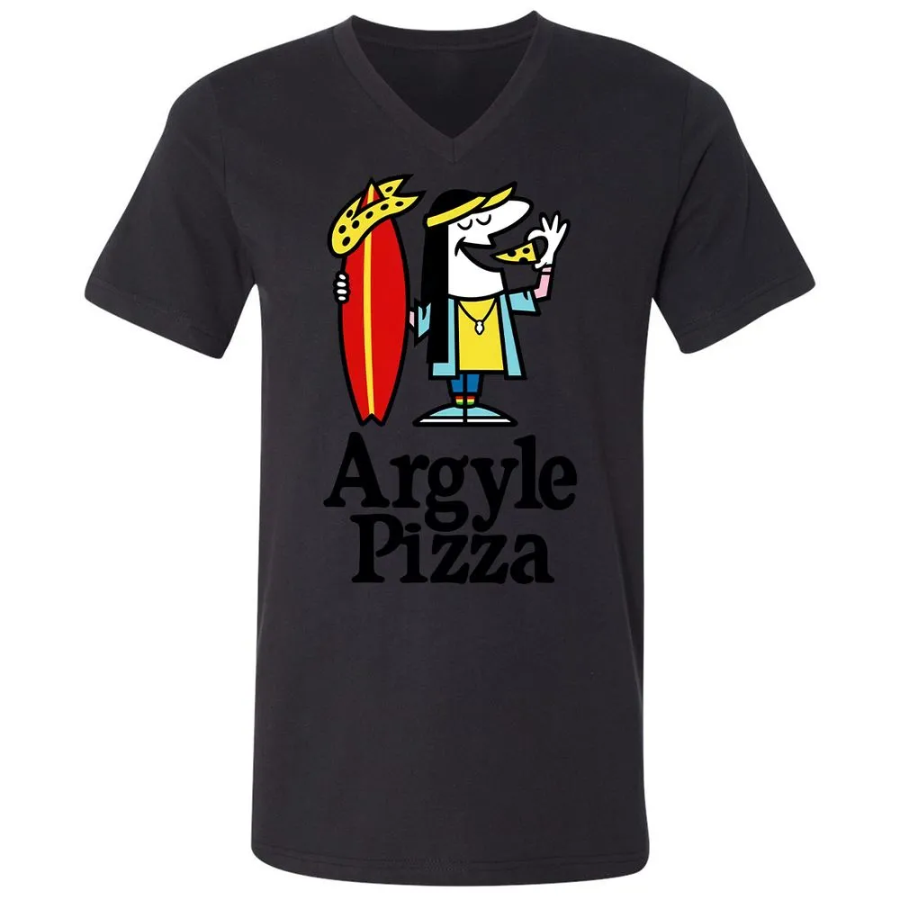 Unisex V-Neck T-Shirt - LXGNRA4V - Black - 16