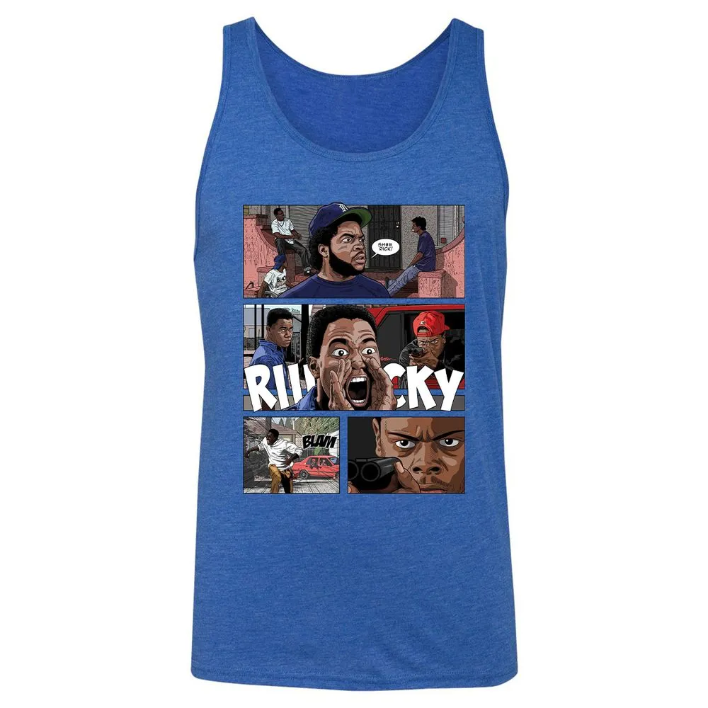 Unisex Jersey Tank - 2A3MP8NW - True Royal Triblend - 12