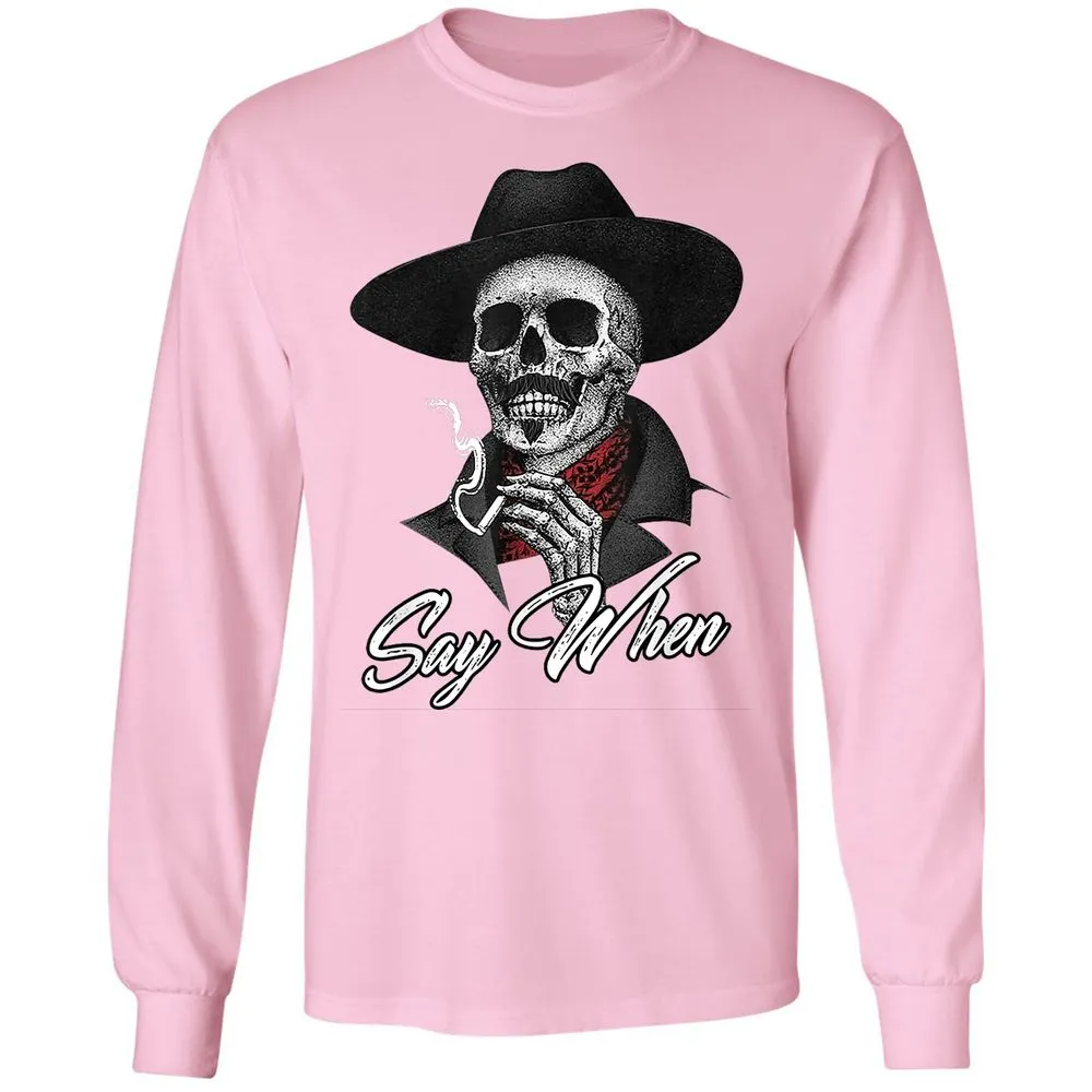 Long Sleeve T-Shirt - 46QYBKAG - Light Pink - 3