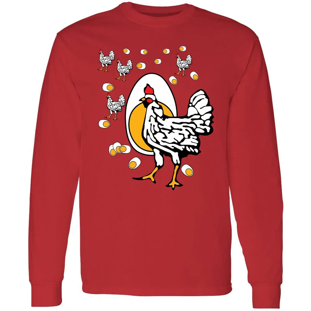 Long Sleeve T-Shirt - CBABV9TH - Red - 14