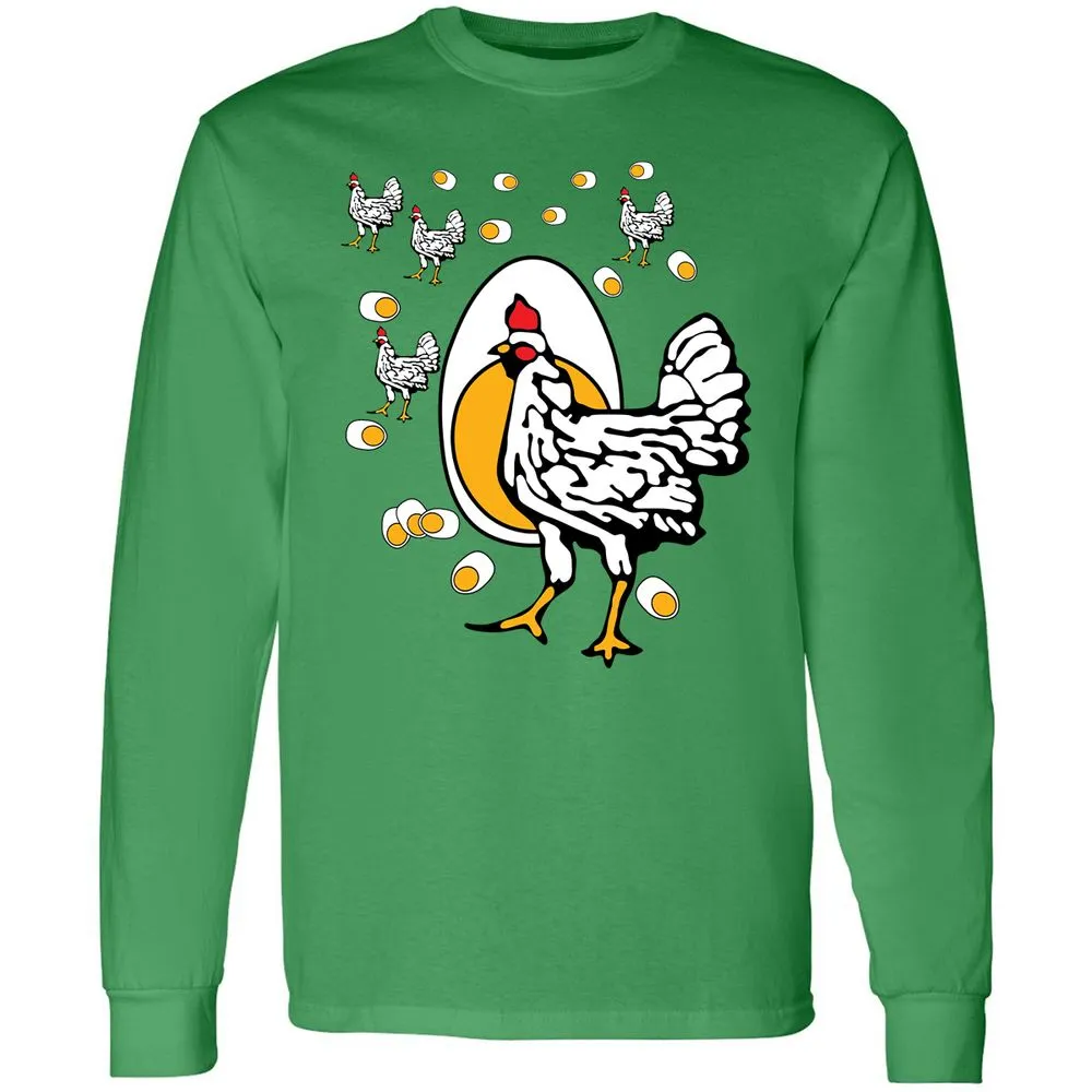 Long Sleeve T-Shirt - CBABV9TH - Irish Green - 10