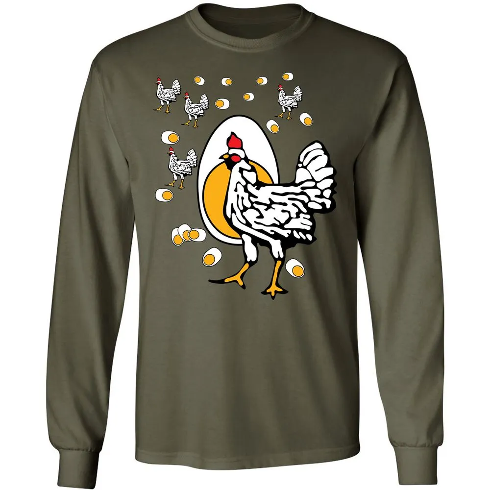 Long Sleeve T-Shirt - CBABV9TH - Military Green - 7