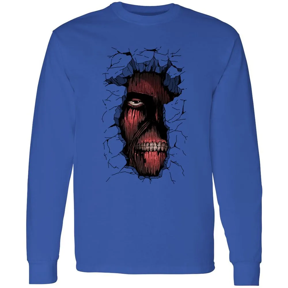 Long Sleeve T-Shirt - 629PBVG1 - Royal - 4