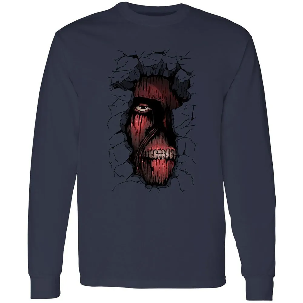 Long Sleeve T-Shirt - 629PBVG1 - Navy - 12