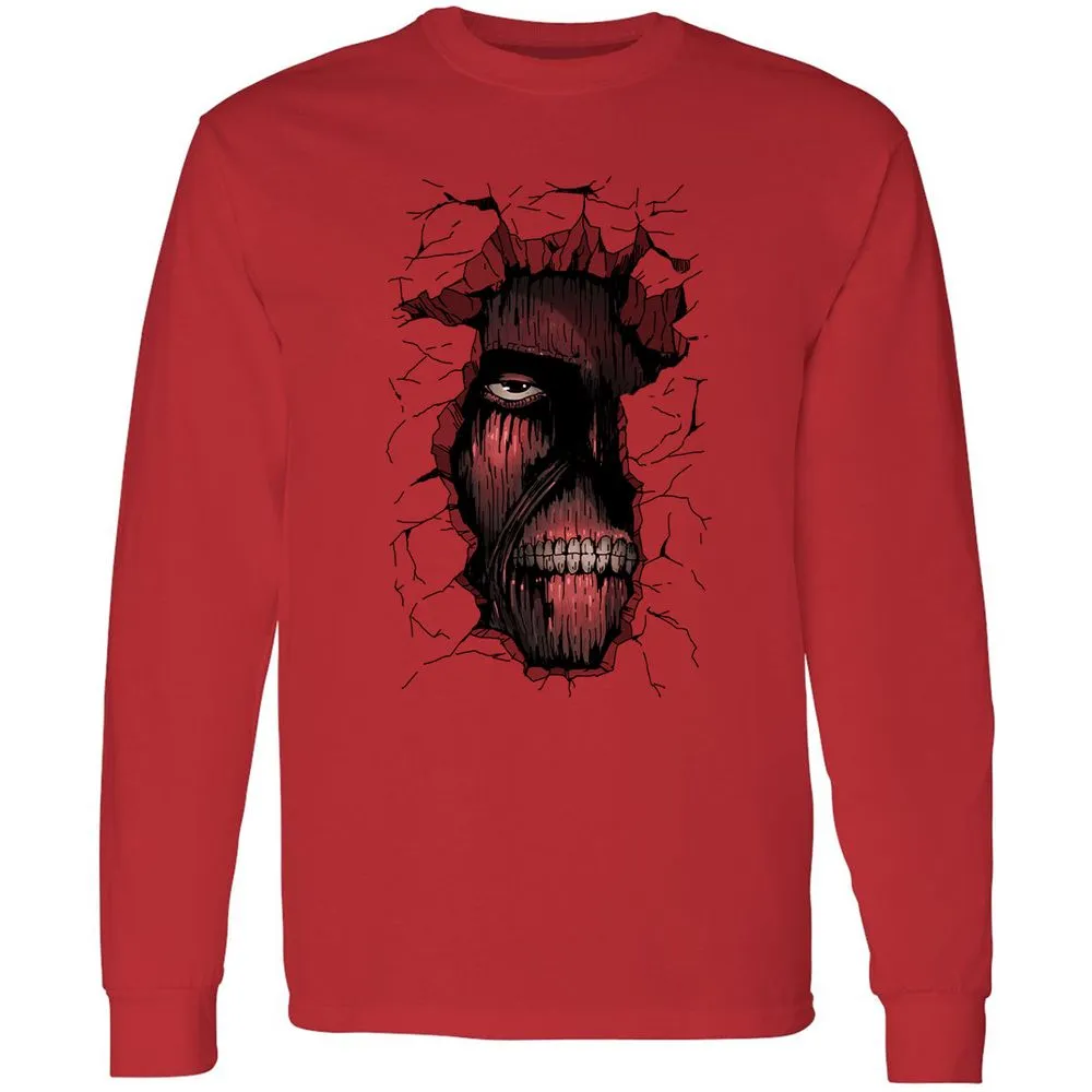 Long Sleeve T-Shirt - 629PBVG1 - Red - 14
