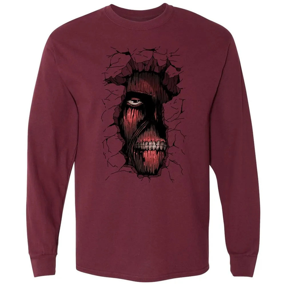 Long Sleeve T-Shirt - 629PBVG1 - Maroon - 11