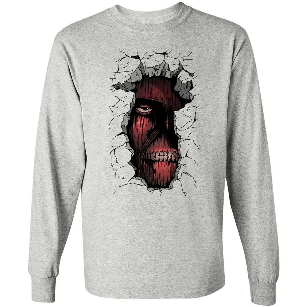 Long Sleeve T-Shirt - 629PBVG1 - Ash - 5