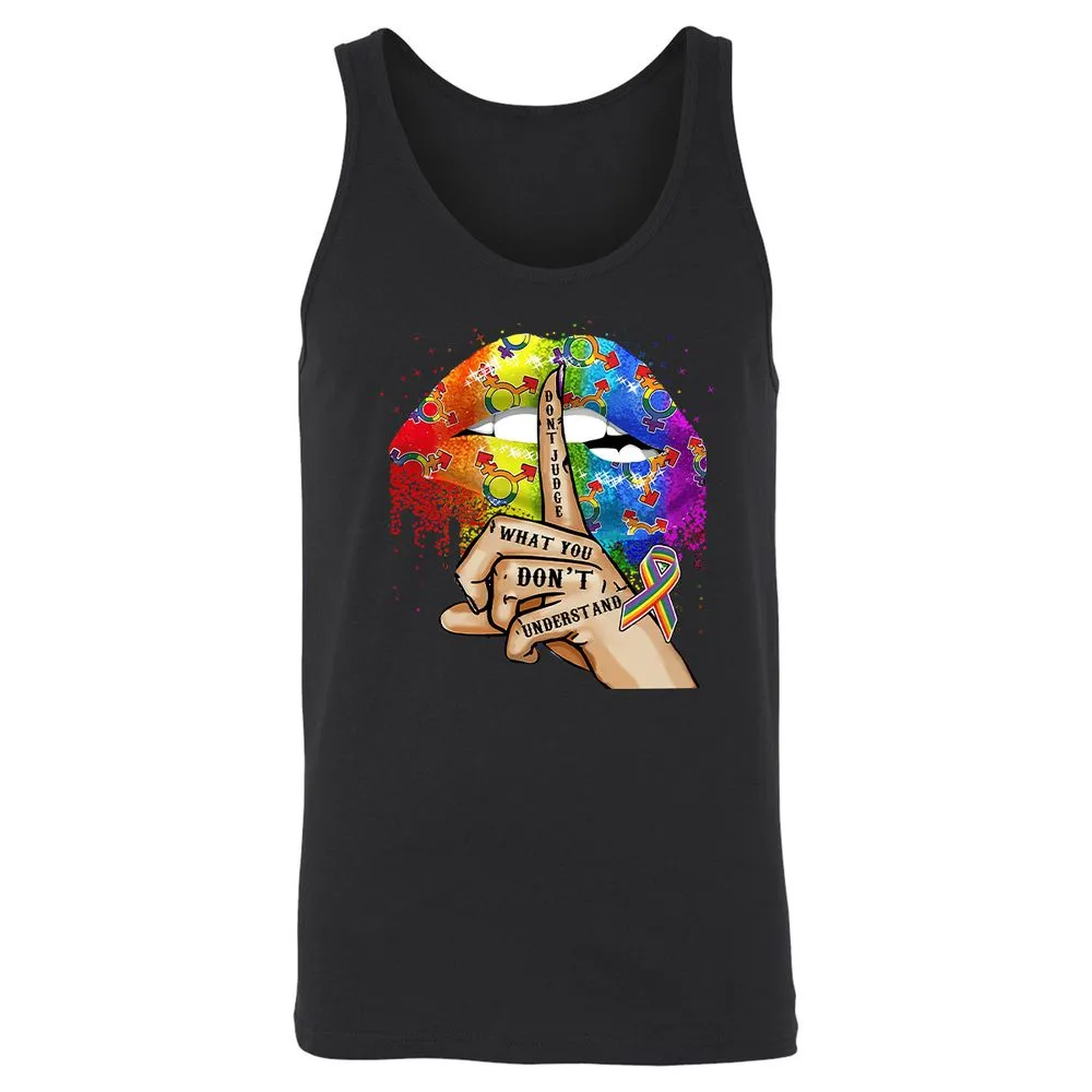 Unisex Jersey Tank - 6V3L7DPP - Black - 14