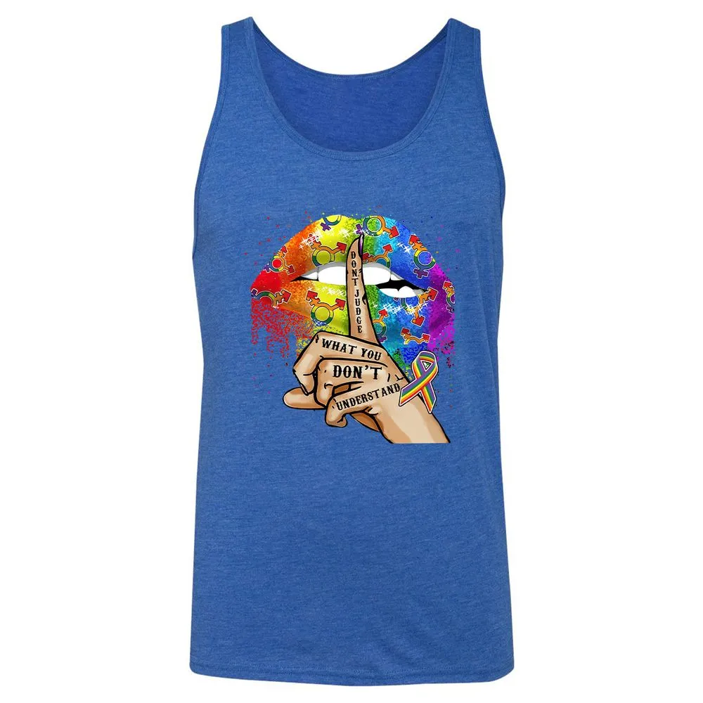 Unisex Jersey Tank - 6V3L7DPP - True Royal Triblend - 12