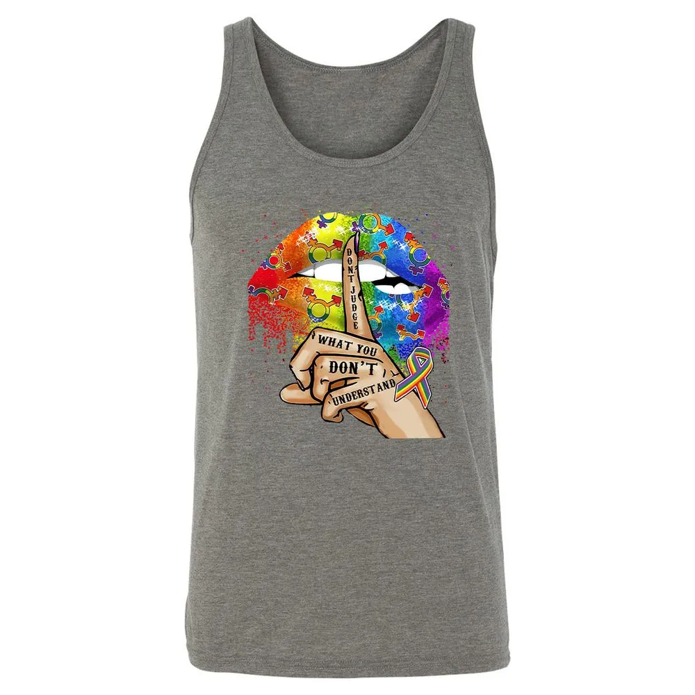 Unisex Jersey Tank - 6V3L7DPP - Grey Triblend - 2