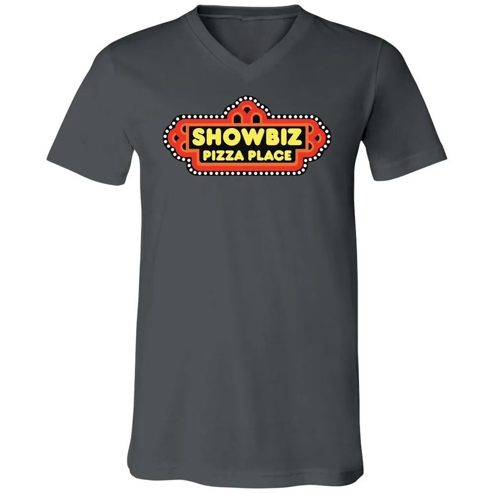 Unisex V-Neck T-Shirt - CNWXB6JX - Asphalt - 12