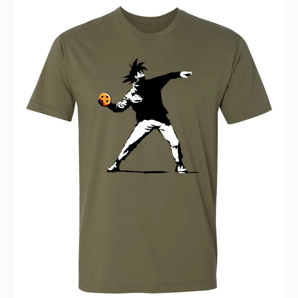 Premium Unisex T-Shirt - QJ5WFX1B - Military Green - 5