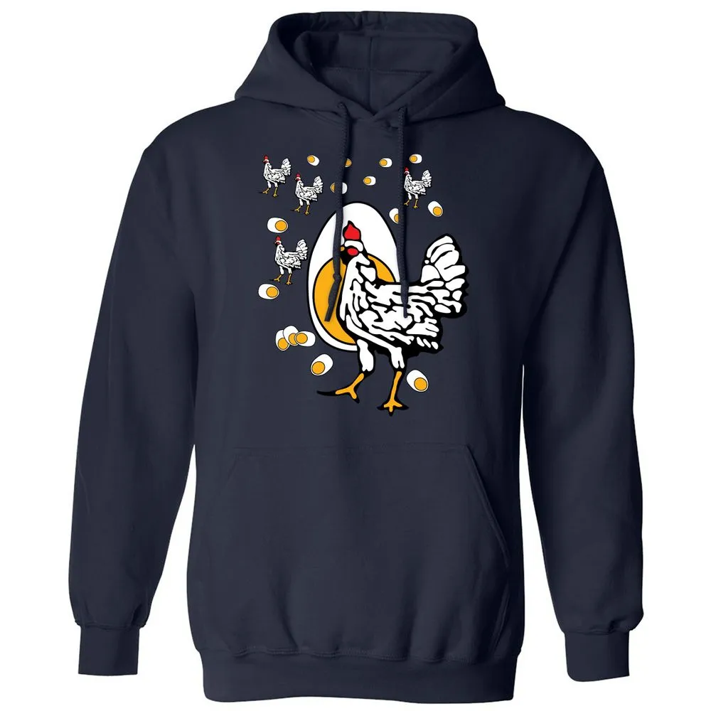 Classic Unisex Hoodie - 9E4PCH5Q - Navy - 8