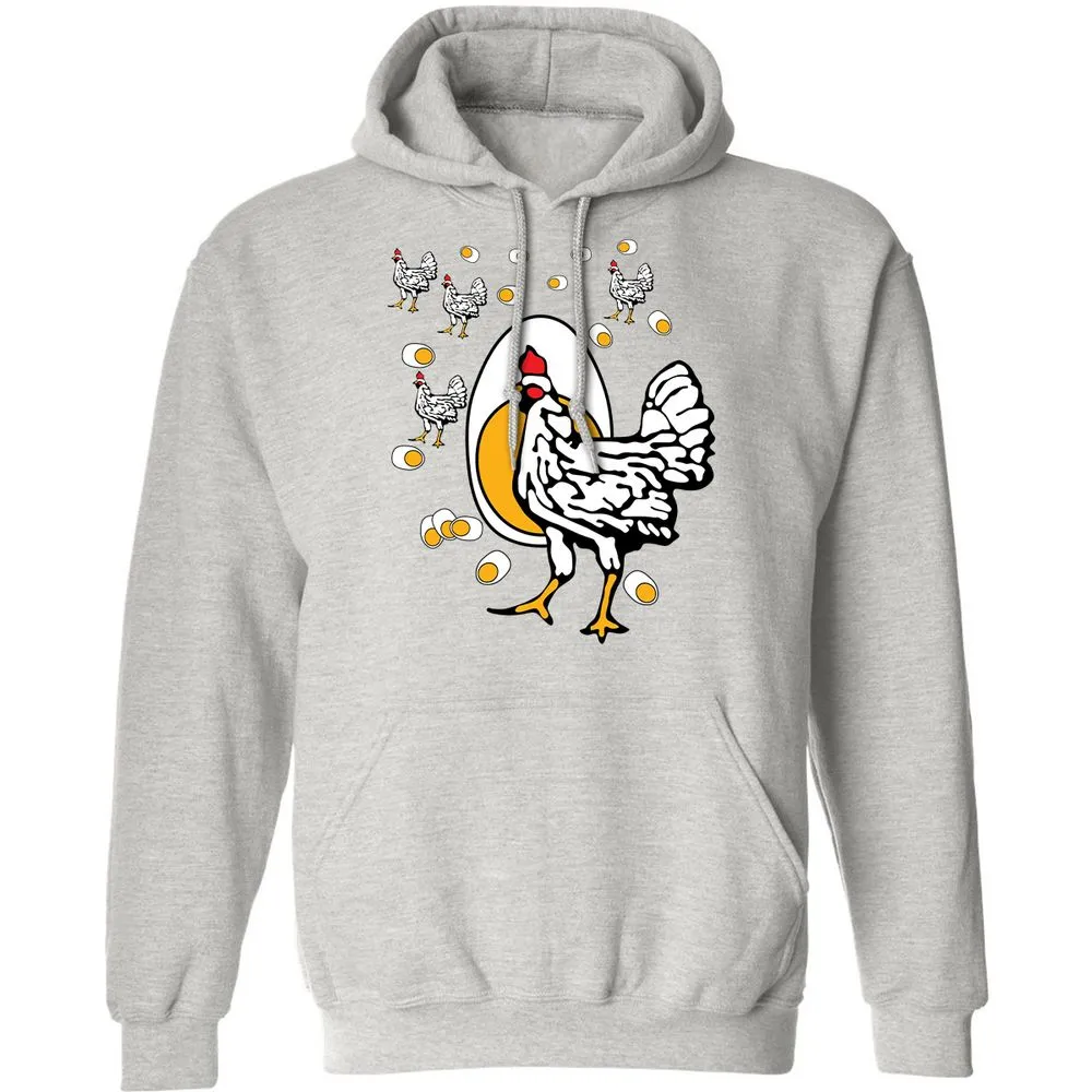 Classic Unisex Hoodie - 9E4PCH5Q - Ash - 2