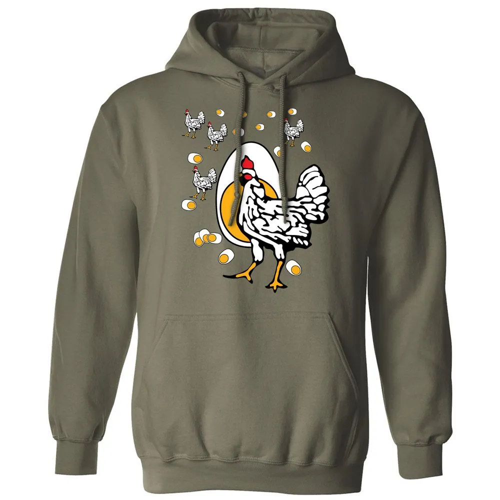 Classic Unisex Hoodie - 9E4PCH5Q - Military Green - 4