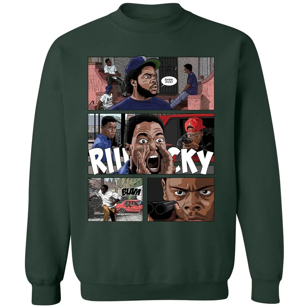 Classic Unisex Sweatshirt - D9G8AYT9 - Forest Green - 4