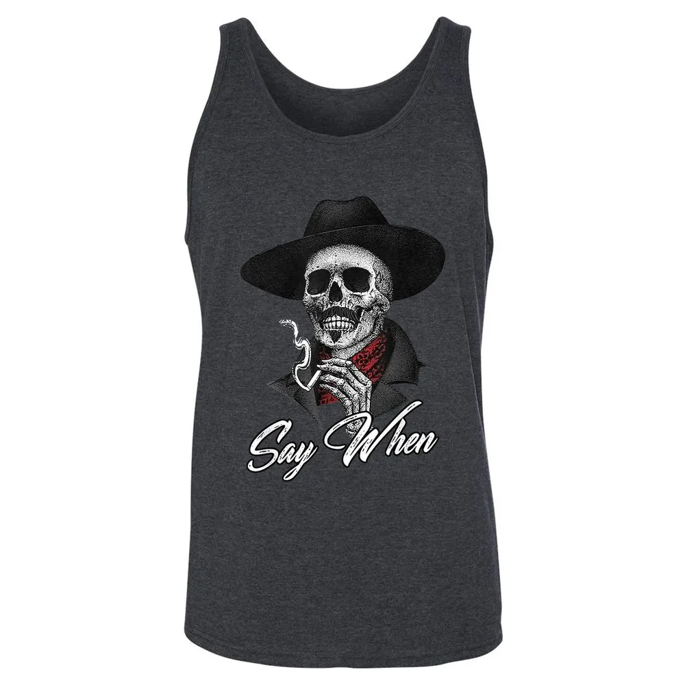 Unisex Jersey Tank - JXUXQS6W - Dark Grey Heather - 6