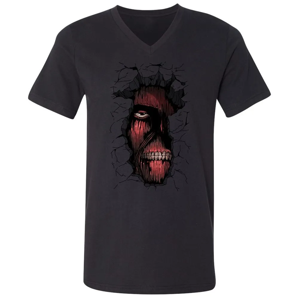 Unisex V-Neck T-Shirt - CLLJUNBF - Black - 16