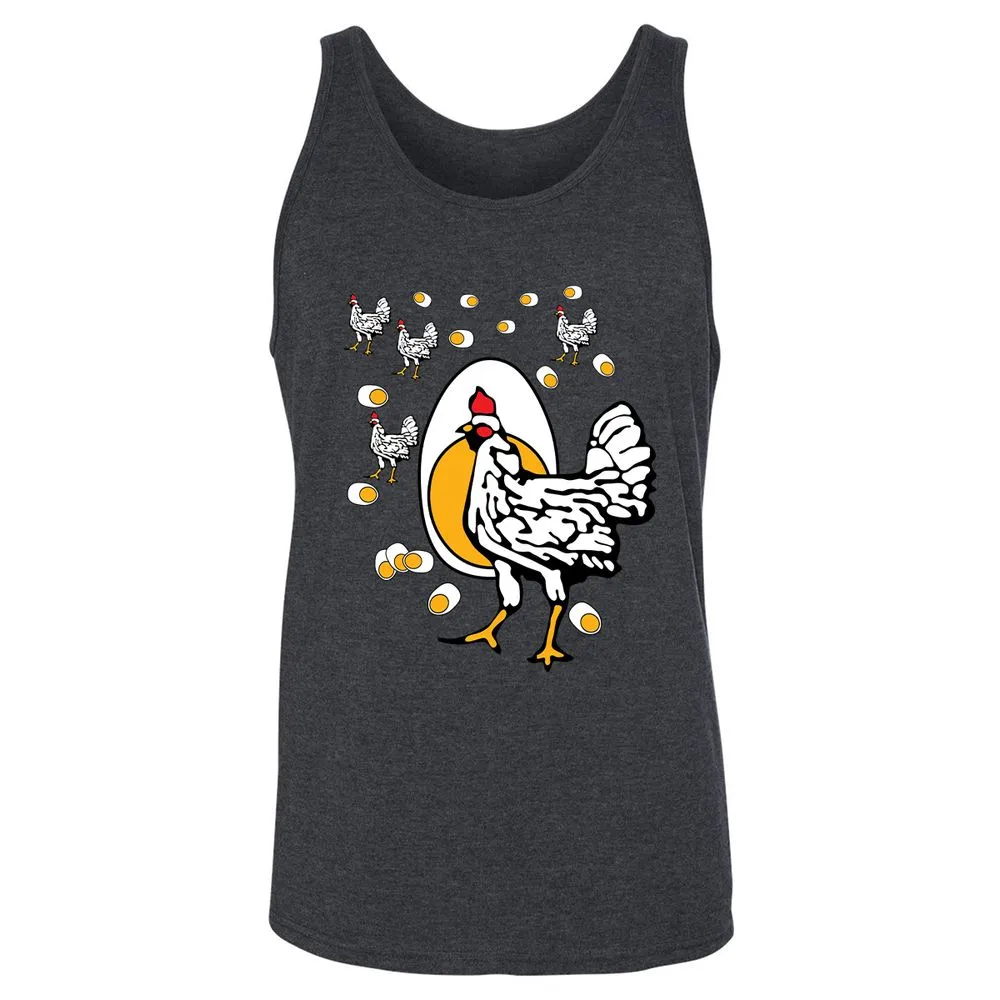 Unisex Jersey Tank - ABJSXZLJ - Dark Grey Heather - 6