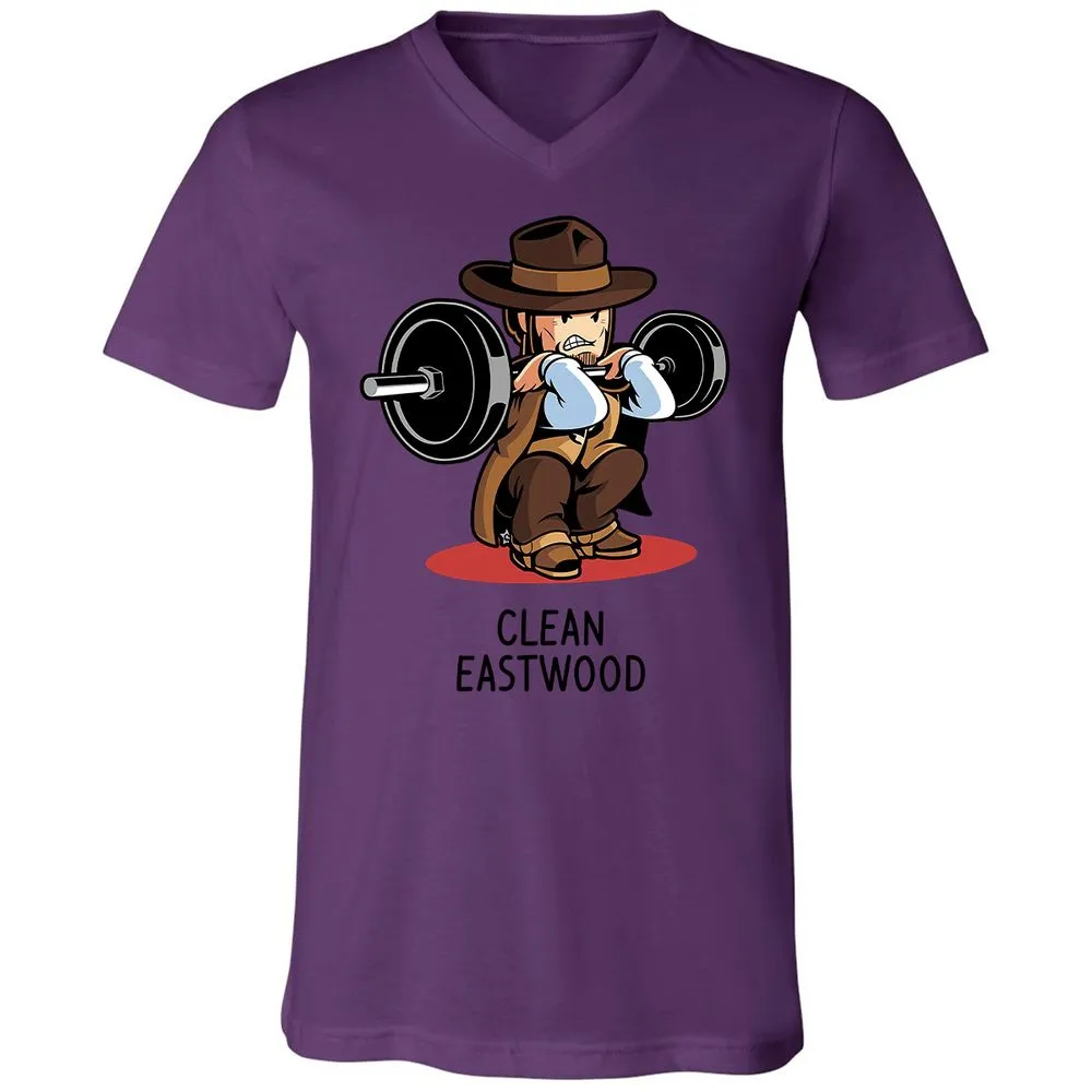 Unisex V-Neck T-Shirt - DHHGKE27 - Team Purple - 2