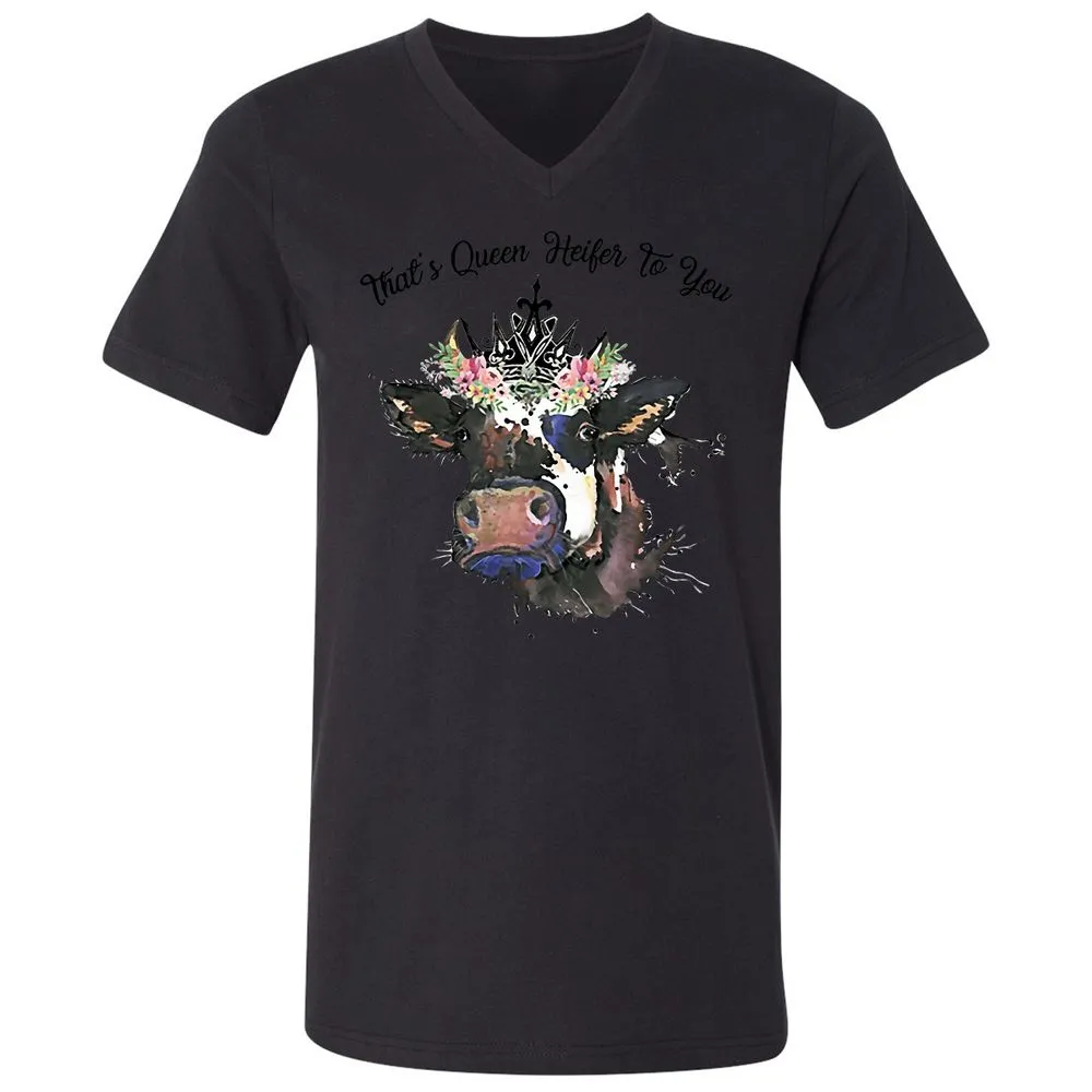 Unisex V-Neck T-Shirt - JLHFM3WA - Black - 16
