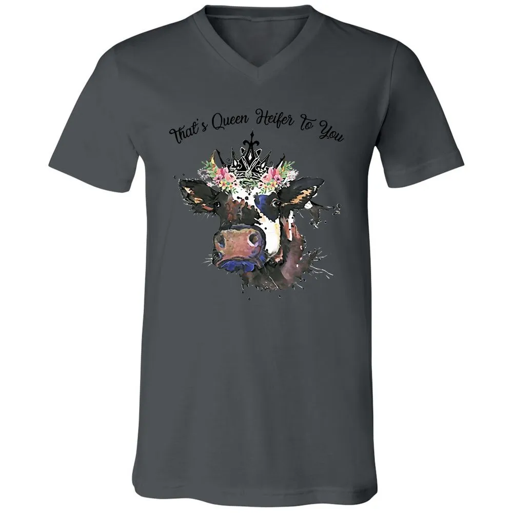 Unisex V-Neck T-Shirt - JLHFM3WA - Asphalt - 12