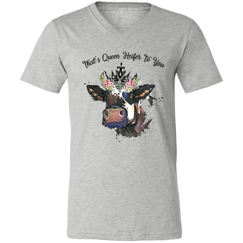 Unisex V-Neck T-Shirt - JLHFM3WA - Athletic Heather - 7