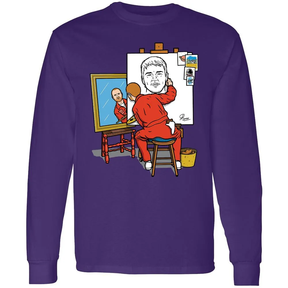 Long Sleeve T-Shirt - 9526STQY - Purple - 13