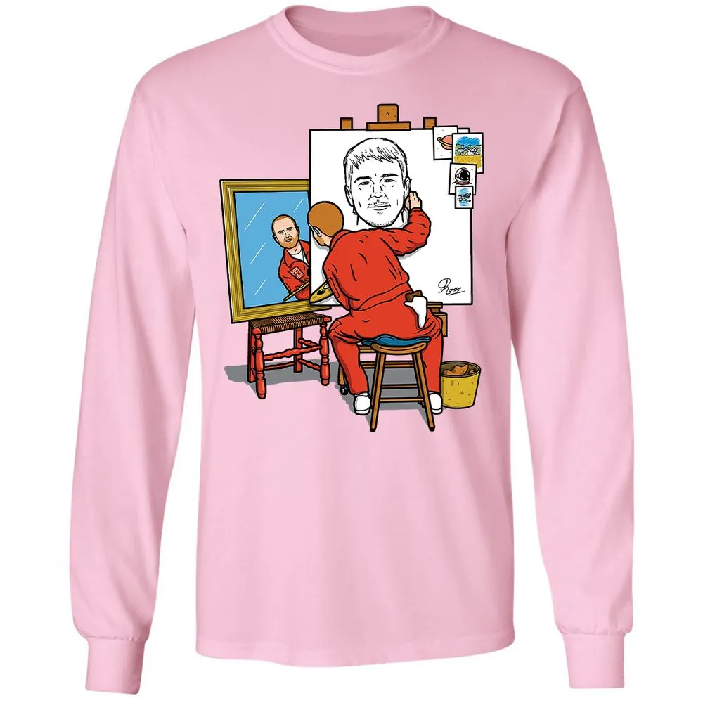 Long Sleeve T-Shirt - 9526STQY - Light Pink - 3