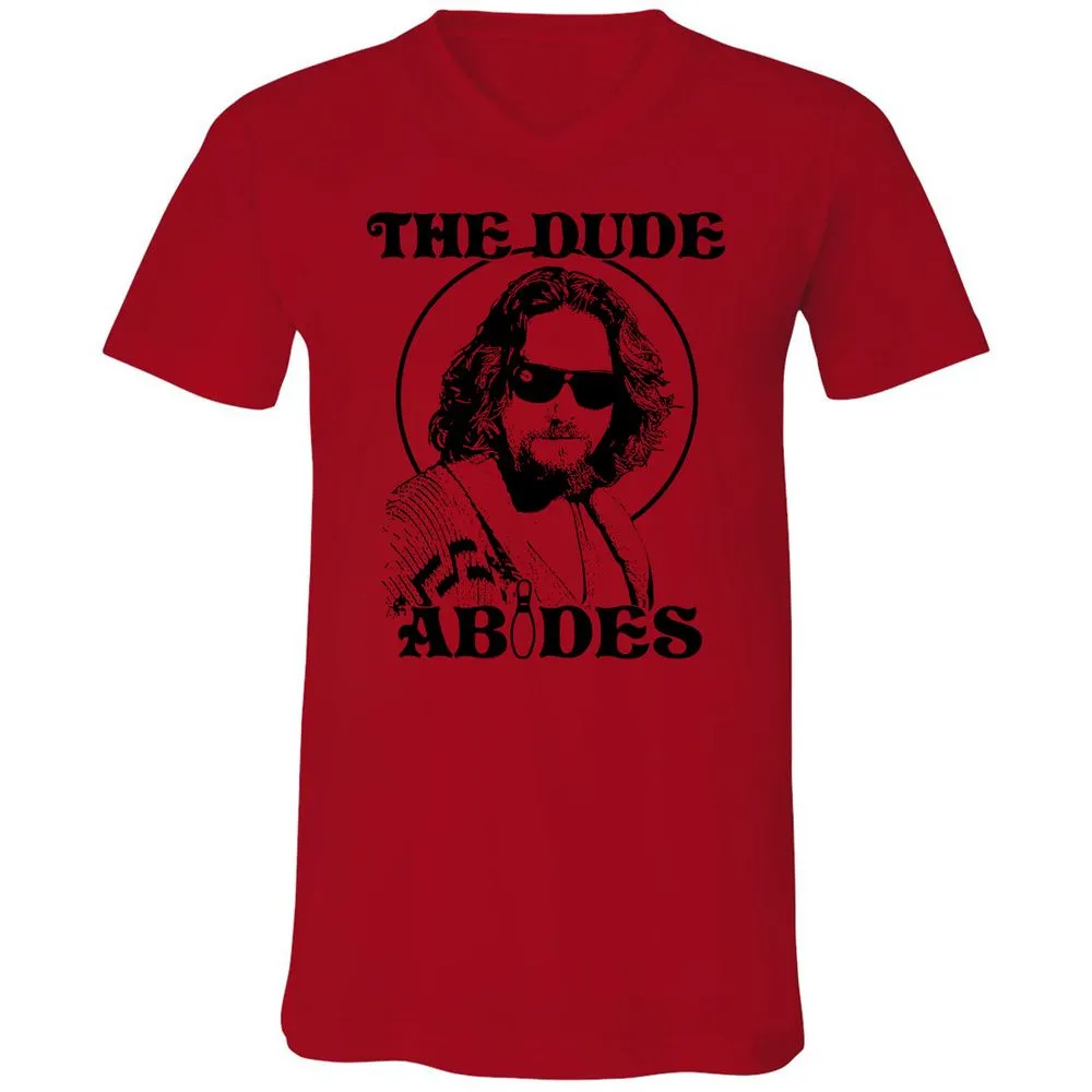 Unisex V-Neck T-Shirt - F1J9WL76 - Red - 3