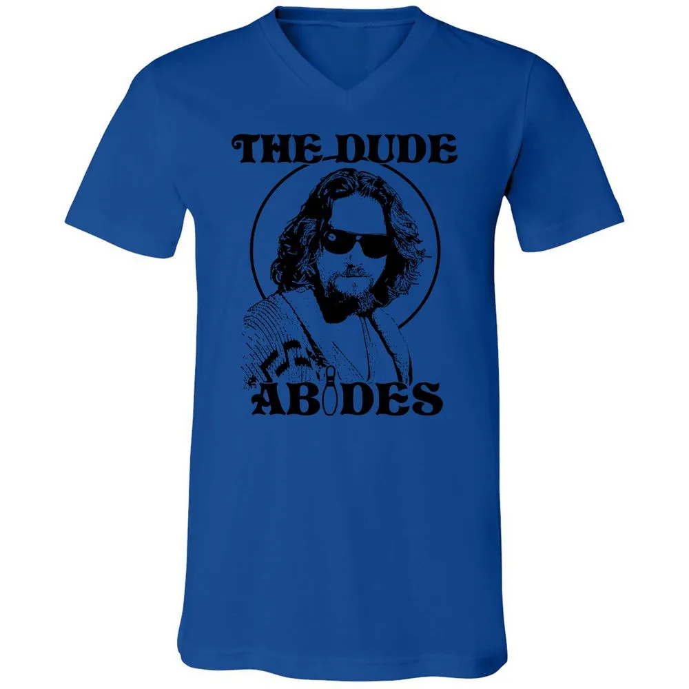 Unisex V-Neck T-Shirt - F1J9WL76 - True Royal - 4