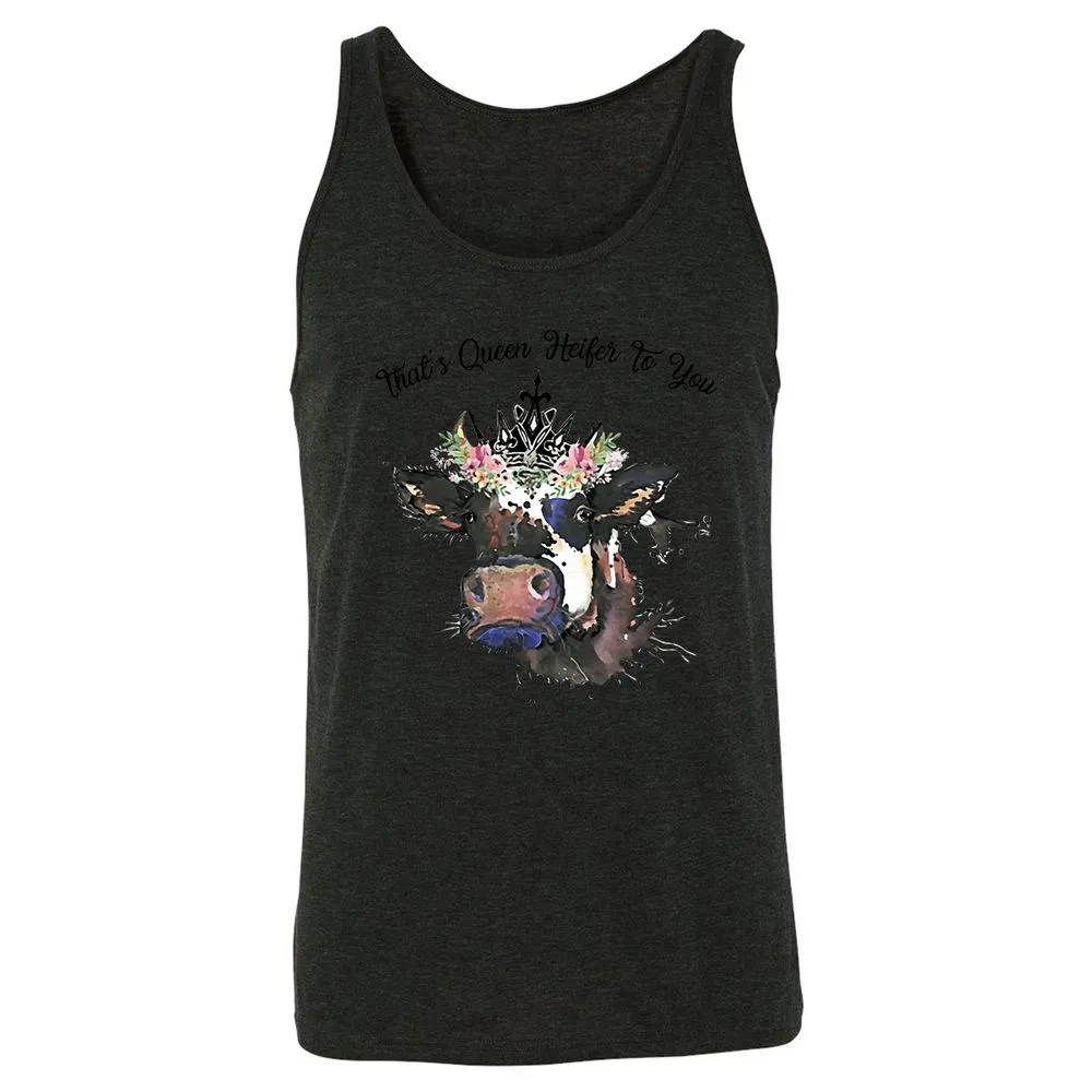 Unisex Jersey Tank - WQ7DCMJ4 - Charcoal Black Triblend - 5