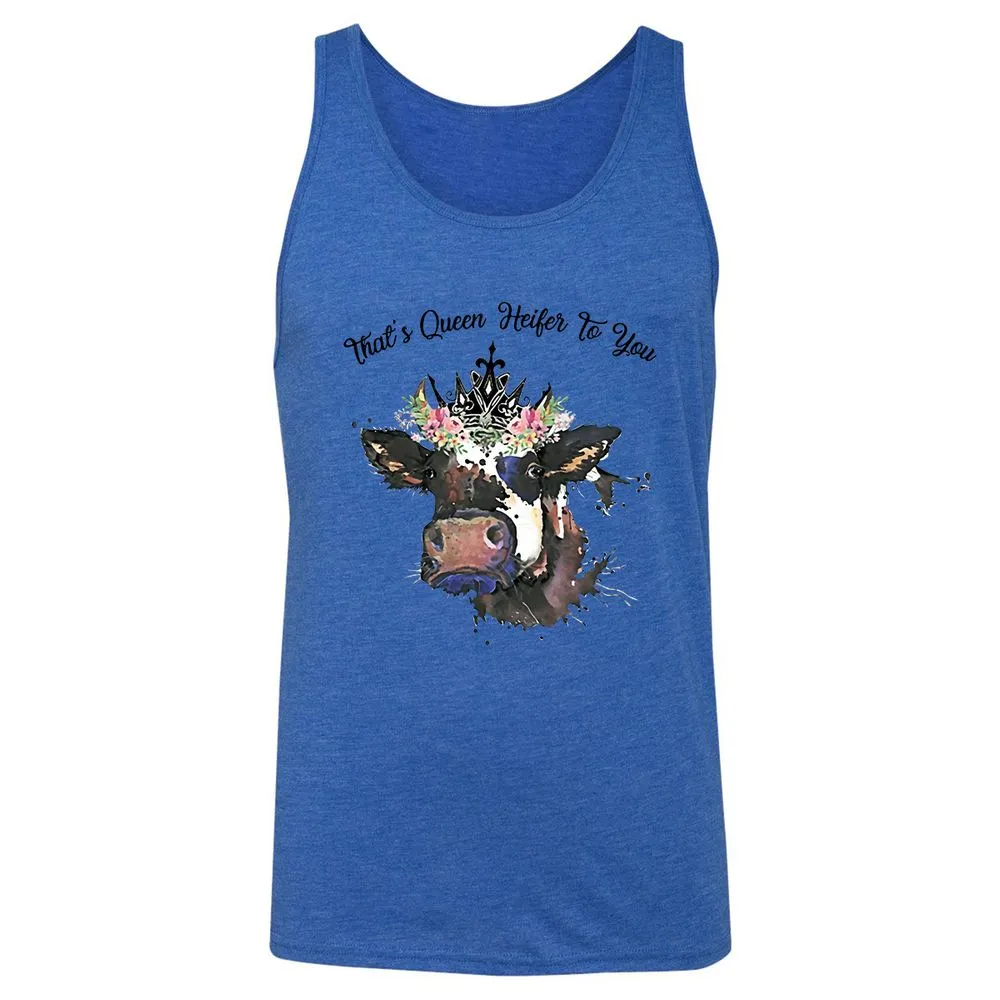 Unisex Jersey Tank - WQ7DCMJ4 - True Royal Triblend - 12