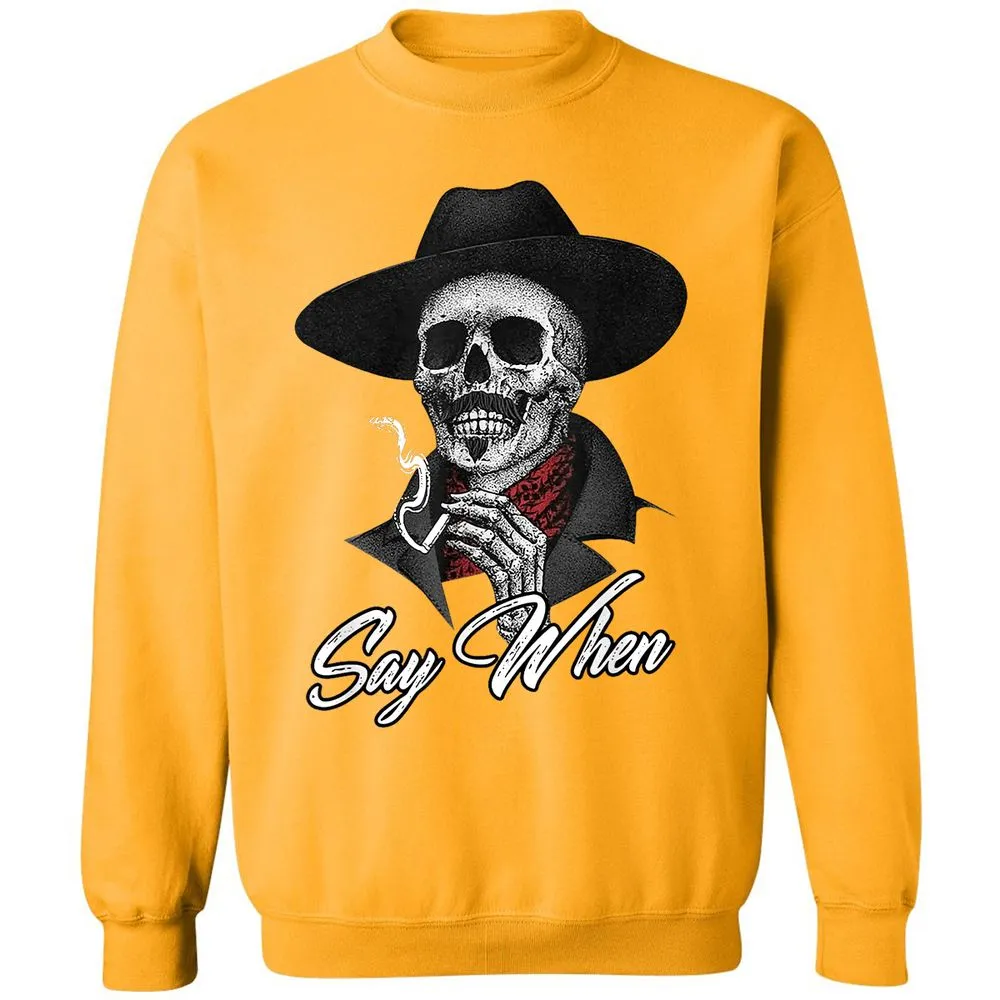 Classic Unisex Sweatshirt - PWL3MBLH - Gold - 11