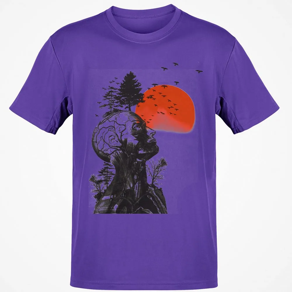 Classic Unisex T-Shirt - WZW1C5GD - Purple - 9