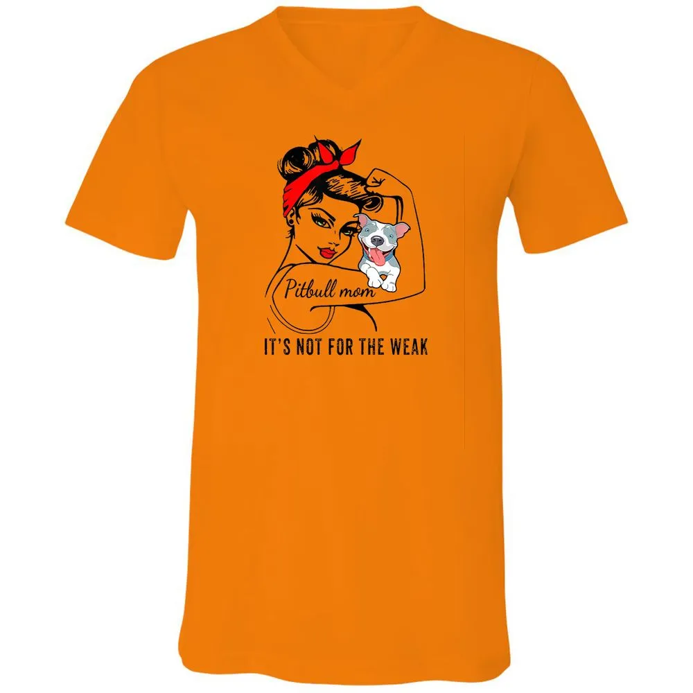Unisex V-Neck T-Shirt - SQVHQPD9 - Orange - 11