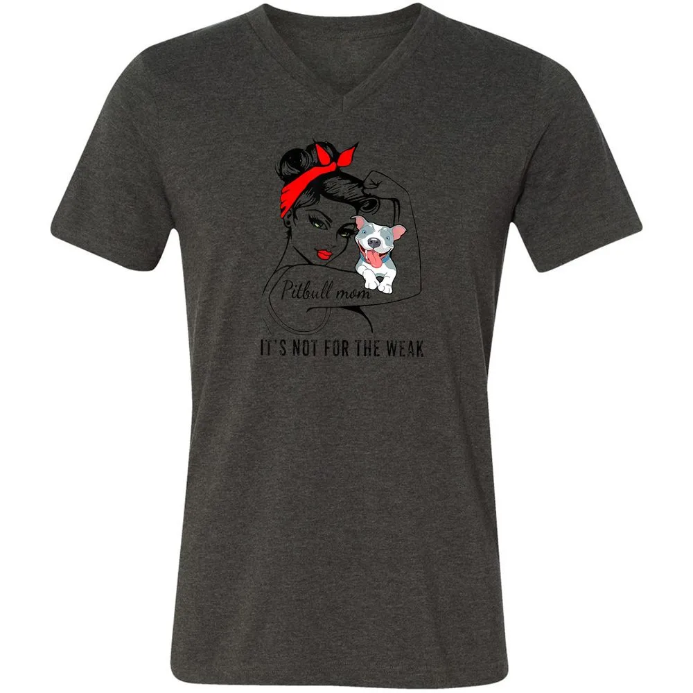 Unisex V-Neck T-Shirt - SQVHQPD9 - Dark Grey Heather - 8