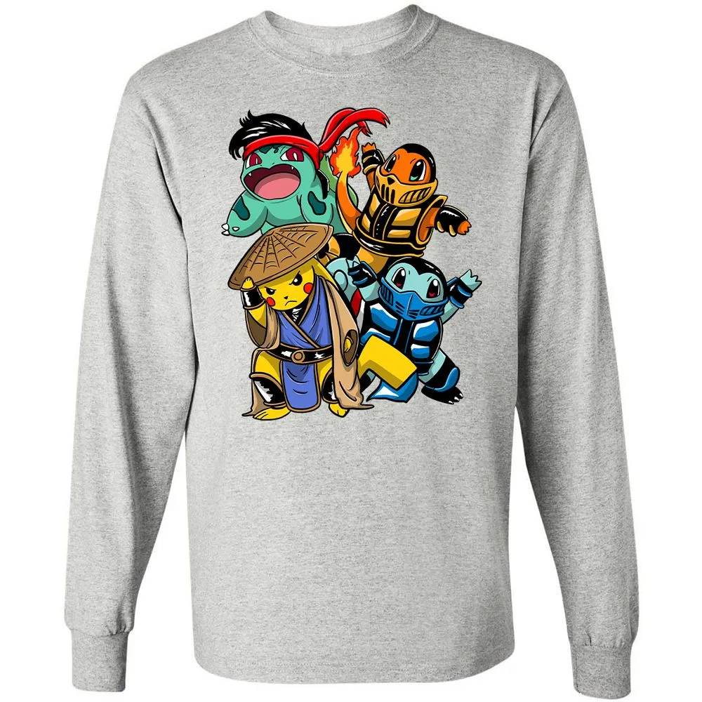 Long Sleeve T-Shirt - 97CS8ZPP - Ash - 5