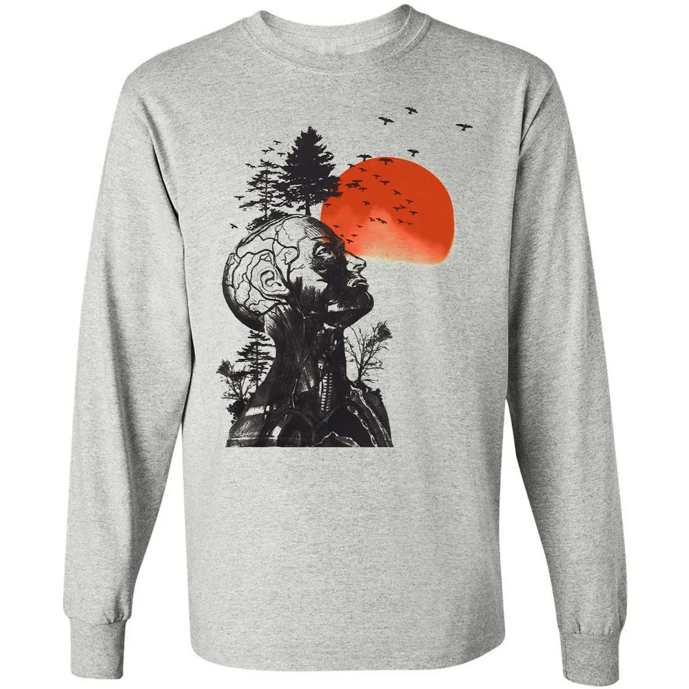 Long Sleeve T-Shirt - AY1LBZCS - Ash - 5